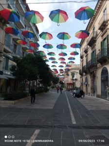 Umbrella Sky in Ragusa
