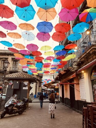 Umbrella Sky in Catania